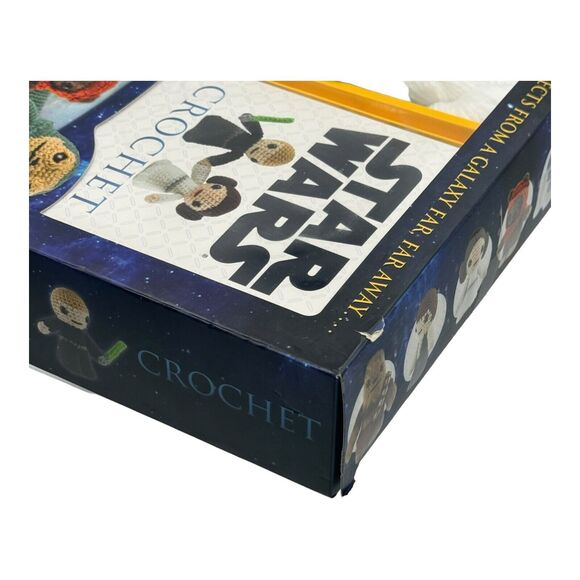Star Wars Crochet Kit Yoda and Stormtrooper Materials With Book (New Open Box) - Picture 4 of 9